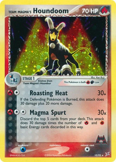 MA: Team Magma's Houndoom - 10/95 (Holofoil)