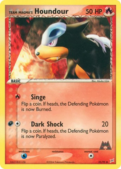 MA: Team Magma's Houndour - 35/95