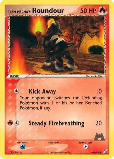 MA: Team Magma's Houndour - 63/95