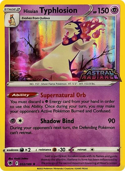MCAP: Hisuian Typhlosion - 052/189 (GameStop Exclusive) (Holofoil)