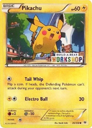 MCAP: Pikachu - 20/108 (Build-A-Bear Workshop Exclusive)