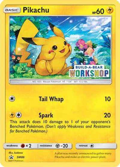 MCAP: Pikachu - SM86 (Build-A-Bear Workshop Exclusive)