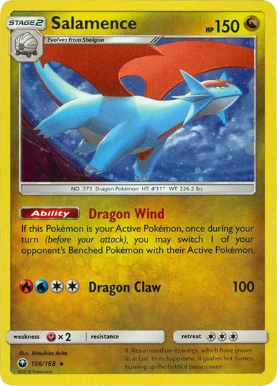 MCAP: Salamence - 106/168 (Cosmos Holo) (Holofoil)