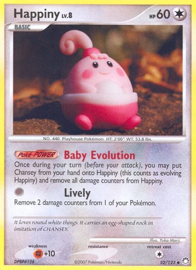 MT: Happiny (Reverse Holofoil)