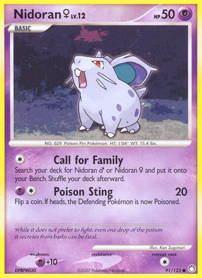 MT: Nidoran F (Reverse Holofoil)