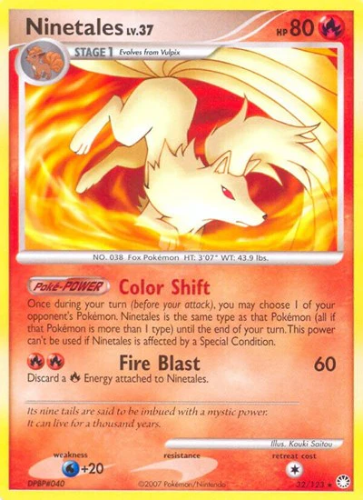 MT: Ninetales (Reverse Holofoil)