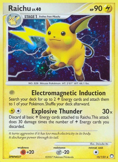 MT: Raichu (Reverse Holofoil)