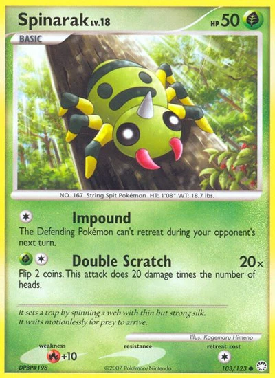 MT: Spinarak (Reverse Holofoil)