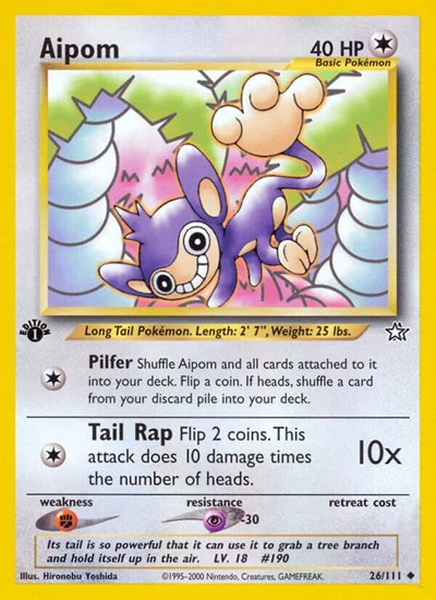 N1: Aipom (1st Edition)