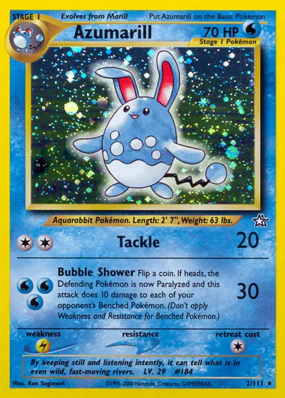 N1: Azumarill (Unlimited Holofoil)