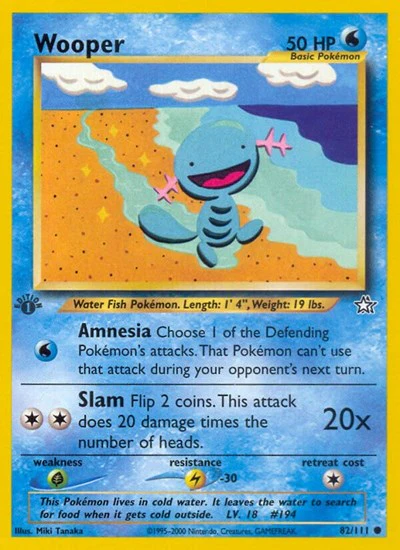 N1: Wooper (1st Edition)