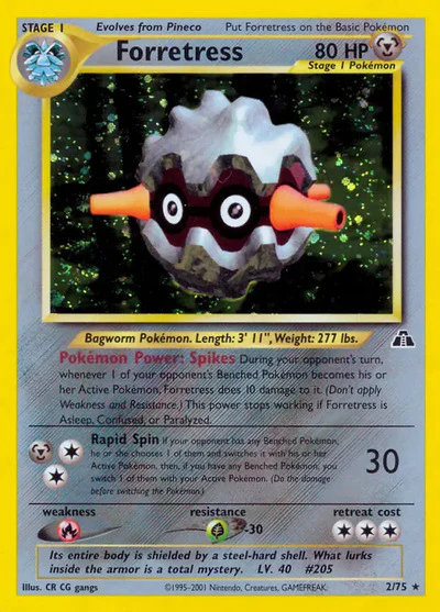 N2: Forretress (2) (Unlimited Holofoil)