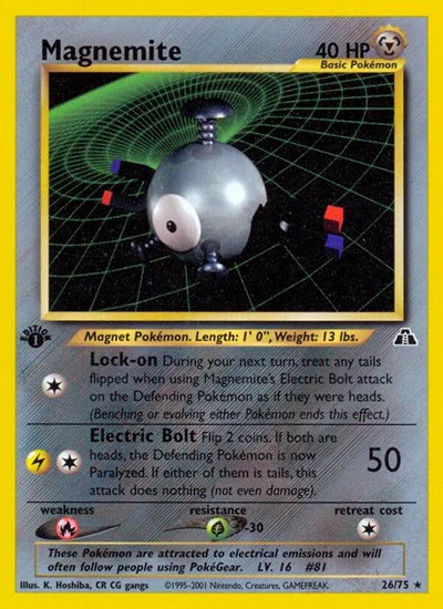 N2: Magnemite (26) (1st Edition)