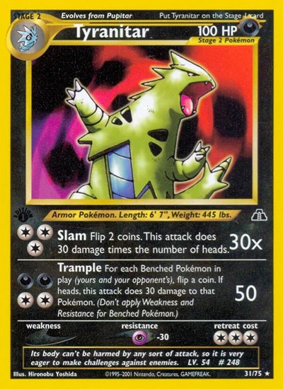 N2: Tyranitar (31) (1st Edition)