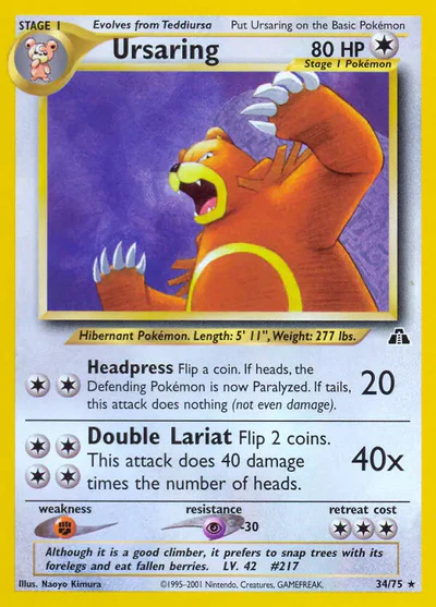 N2: Ursaring (34) (Unlimited)