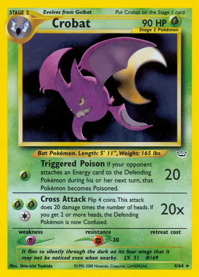 N3: Crobat (Unlimited Holofoil)