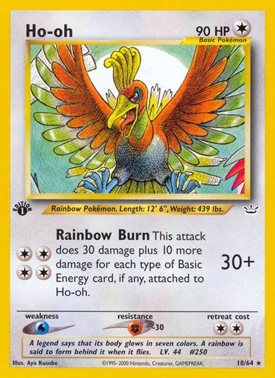 N3: Ho-oh (18) (1st Edition)