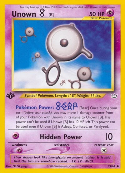 N3: Unown [B] (1st Edition)