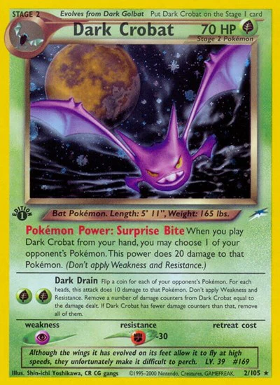 N4: Dark Crobat (1st Edition Holofoil)