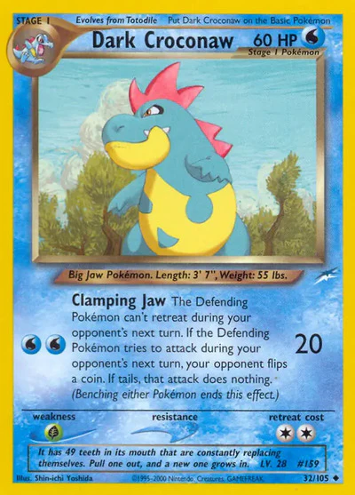 N4: Dark Croconaw (Unlimited)