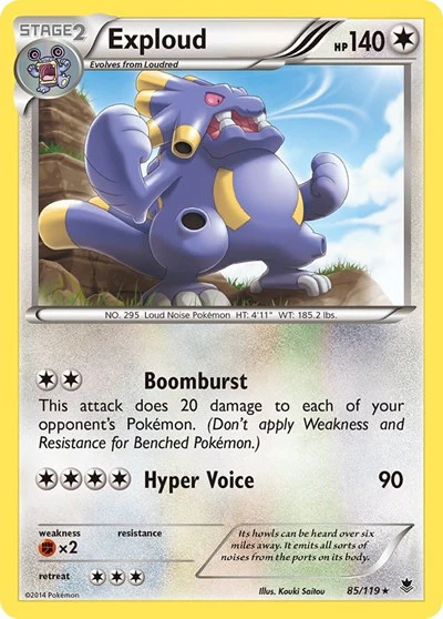 PHF: Exploud (Reverse Holofoil)