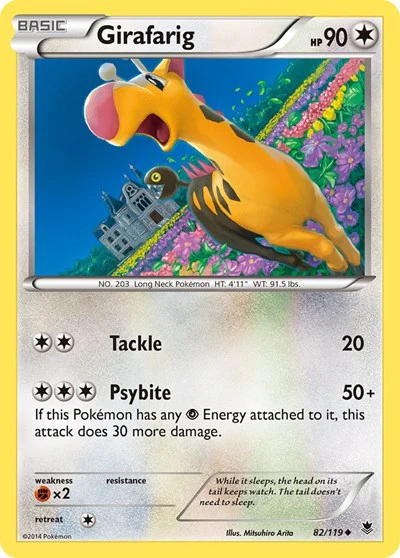 PHF: Girafarig (Reverse Holofoil)