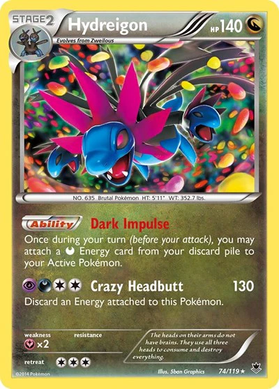PHF: Hydreigon (Holofoil)