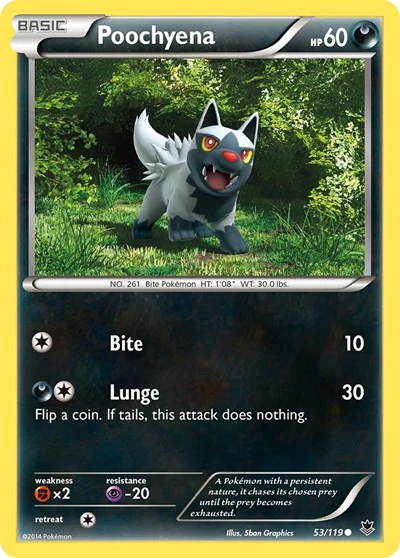 PHF: Poochyena (Reverse Holofoil)