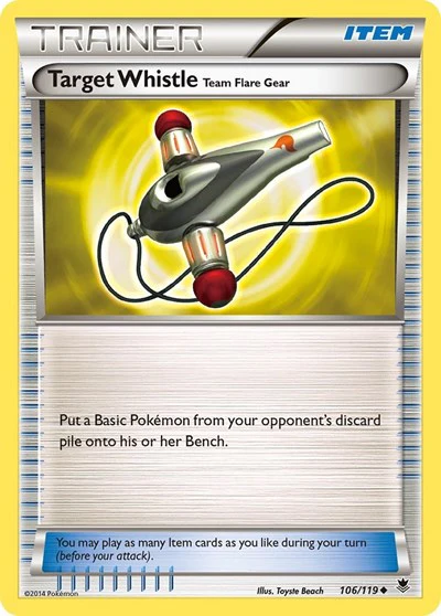 PHF: Target Whistle (Reverse Holofoil)