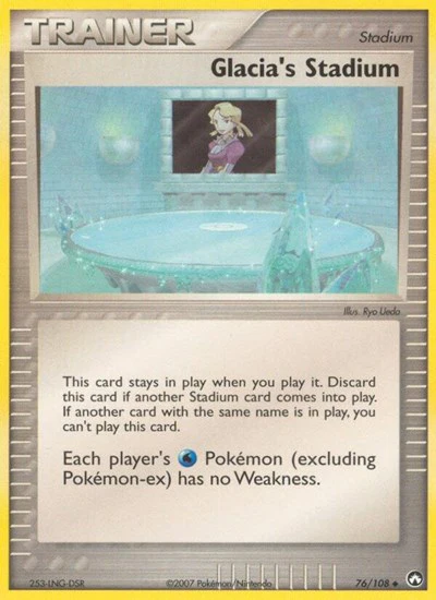 PK: Glacia's Stadium (Reverse Holofoil)