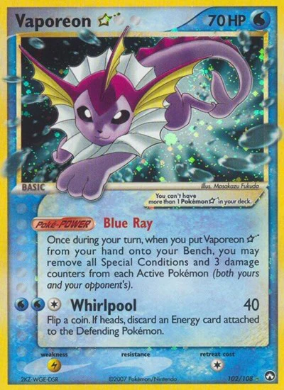 PK: Vaporeon Star (Holofoil)