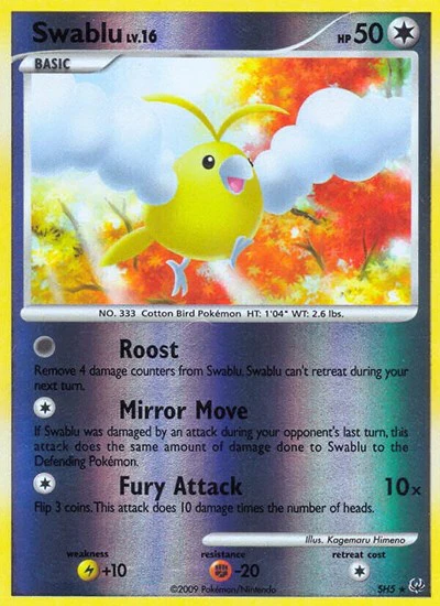 PL: Swablu (Shiny) (Reverse Holofoil)