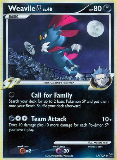 PL: Weavile G (Reverse Holofoil)