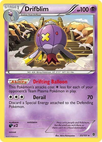 PLB: Drifblim (Reverse Holofoil)