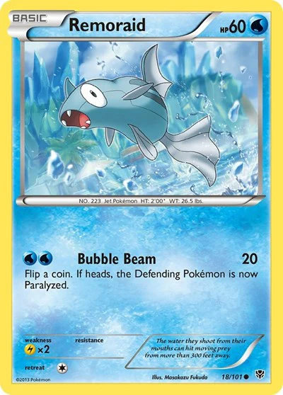 PLB: Remoraid (Reverse Holofoil)