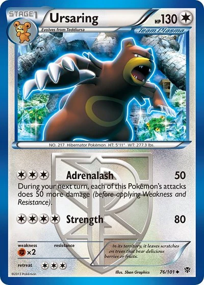 PLB: Ursaring (Team Plasma) (Reverse Holofoil)