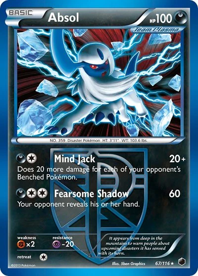 PLF: Absol (Team Plasma) (Reverse Holofoil)