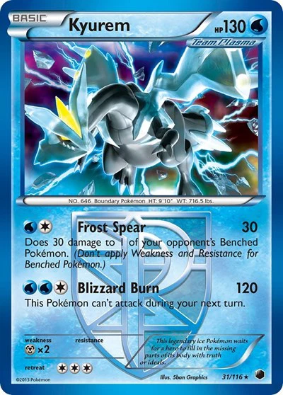 PLF: Kyurem (Team Plasma) (Reverse Holofoil)