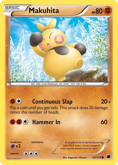 PLF: Makuhita (Reverse Holofoil)
