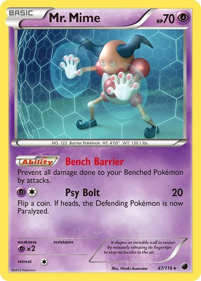 PLF: Mr. Mime (Reverse Holofoil)