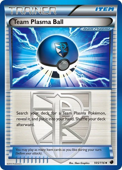 PLF: Team Plasma Ball (Team Plasma) (Reverse Holofoil)