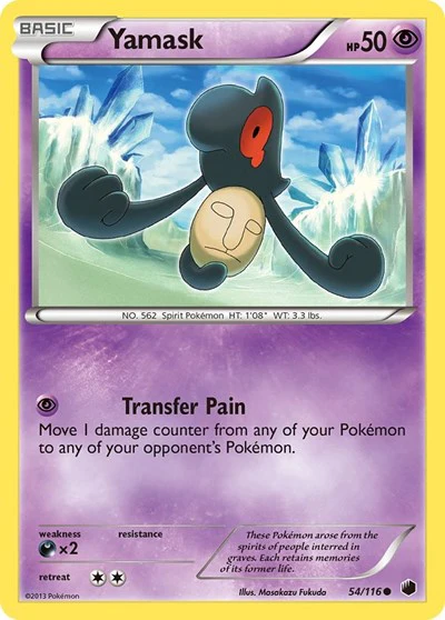 PLF: Yamask (54) (Reverse Holofoil)