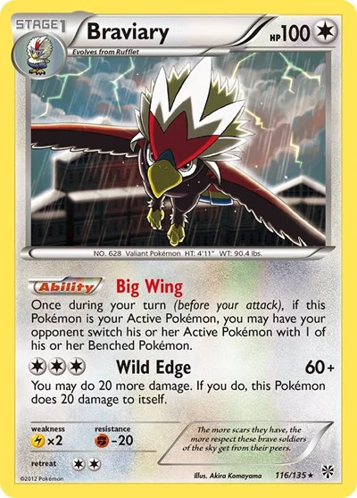 PLS: Braviary (Reverse Holofoil)
