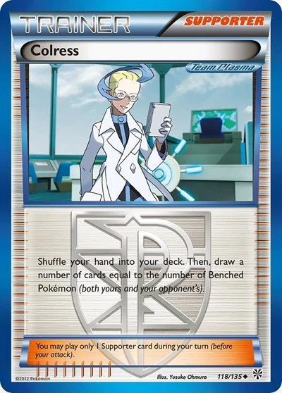 PLS: Colress (Team Plasma) (Reverse Holofoil)