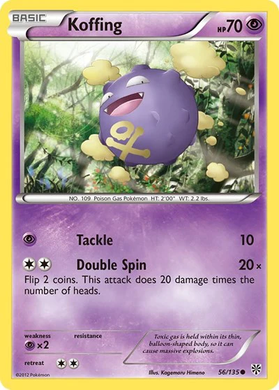 PLS: Koffing (56) (Reverse Holofoil)