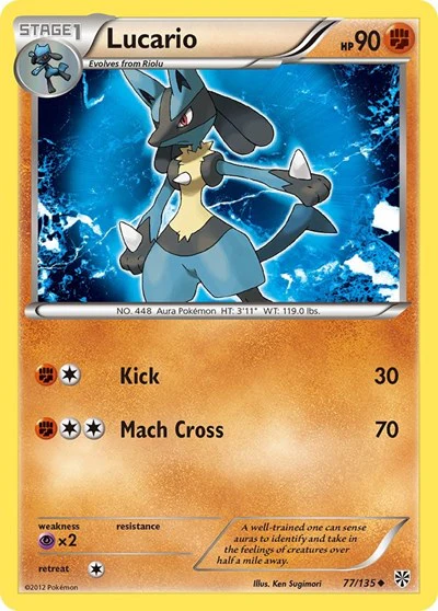 PLS: Lucario (77) (Reverse Holofoil)