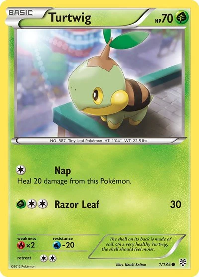 PLS: Turtwig (Reverse Holofoil)