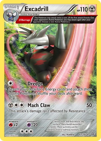 PRC: Excadrill (Omega) (Reverse Holofoil)
