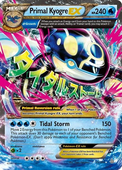 PRC: Primal Kyogre EX (Alpha) (Holofoil)