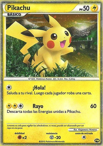 PWCP: Pikachu (Spanish) (Holofoil)